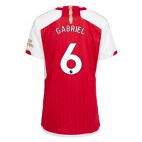 Maglie da calcio Arsenal Gabriel Magalhaes #6 Prima Maglia Femminile 2023-24 Manica Corta